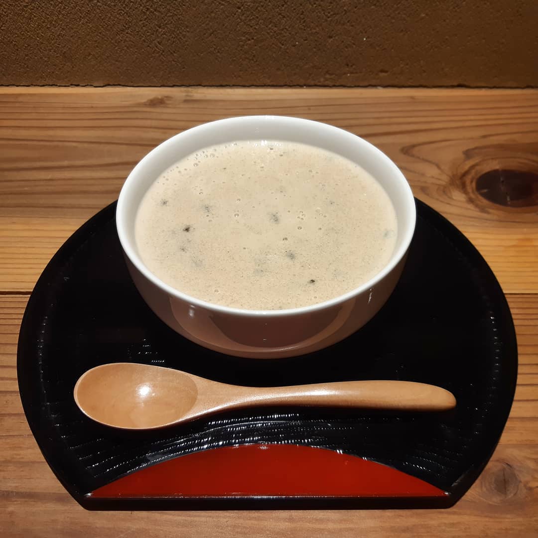 森田屋、玄米スープできました(*^▽^*)